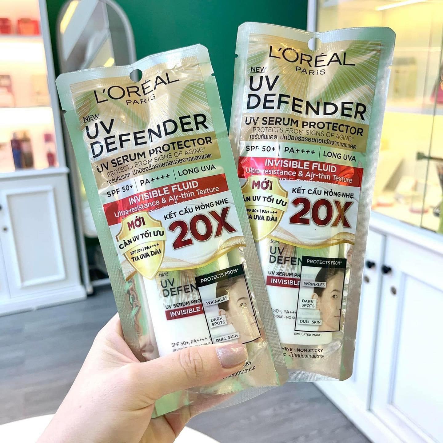 Kem Chống Nắng Loreal Invisible Fluid SPF 50+ 50m