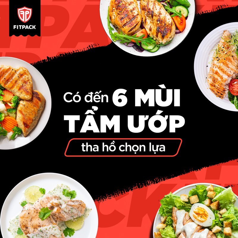 COMBO 06 GÓI ỨC GÀ ĂN LIỀN 100g (mix vị)