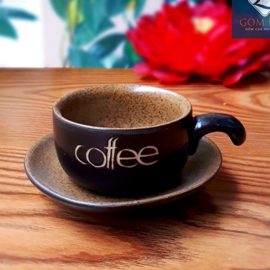 Bộ tách bếp đun hâm nóng cafe Sứ Bát Tràng