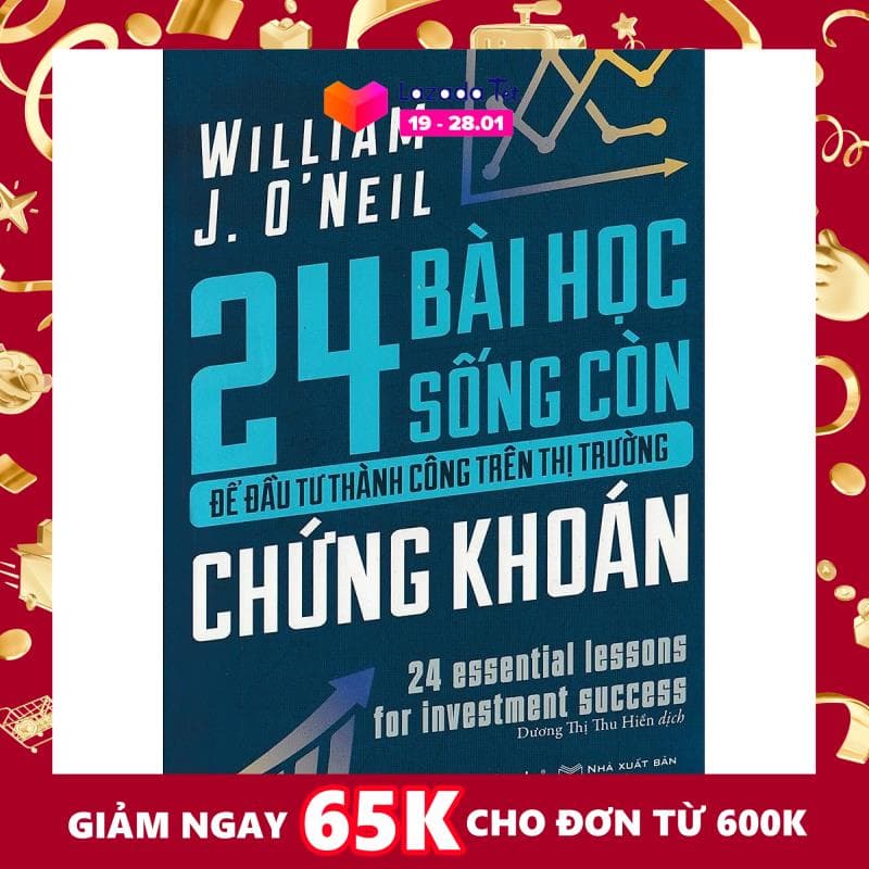 Sách -  24 Bài học sống còn để đầu  tư thành công trên thị trường chứng khoán