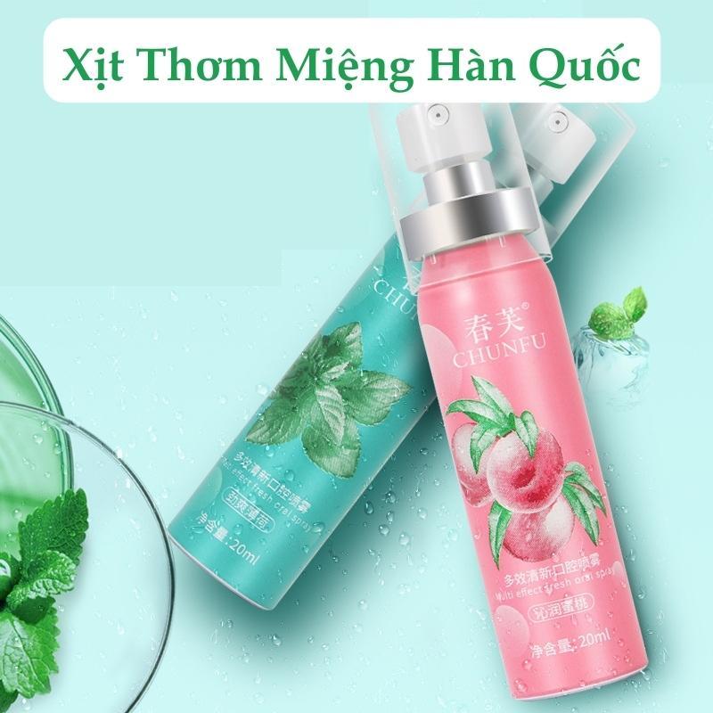 Xịt Thơm Miệng Heyxi An Toàn Xịt Thảo Mộc Giảm Hôi Miệng Giúp Ngăn Ngừa Vi Khuẩn Khoang Miệng Lưu Hương Thơm Mát Tự Nhiên