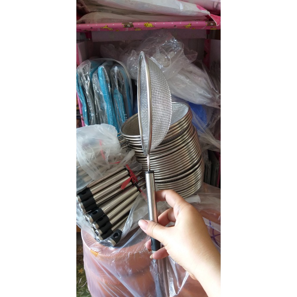 Rây lọc inox 2 lớp 16cm