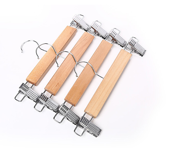 Móc Kẹp Váy Quần, Kẹp Gỗ Thường 30cm ( Bộ 10 móc )