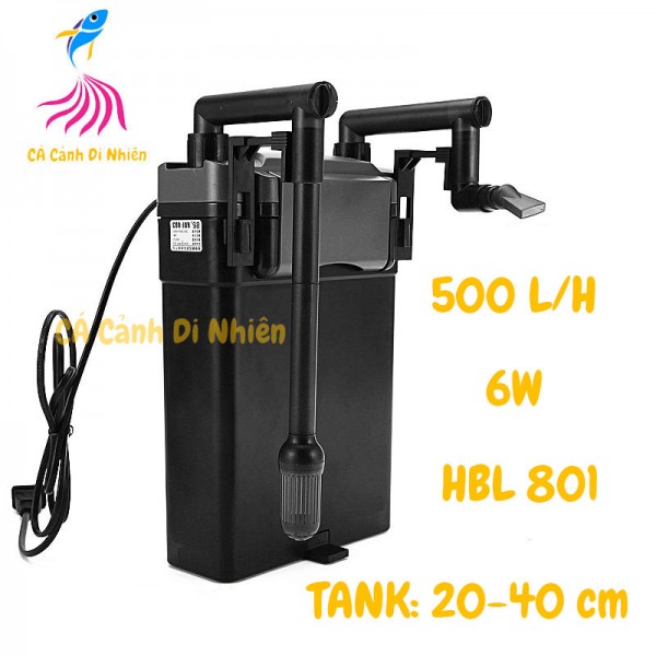 Máy Lọc treo hồ cá SunSun HBL 801 - 6W - 500L/H