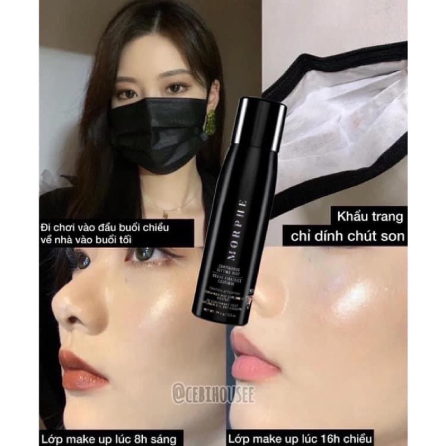 [BILL US] Xịt khoá nền/makeup MORPHE CONTINUOUS SETTING MIST