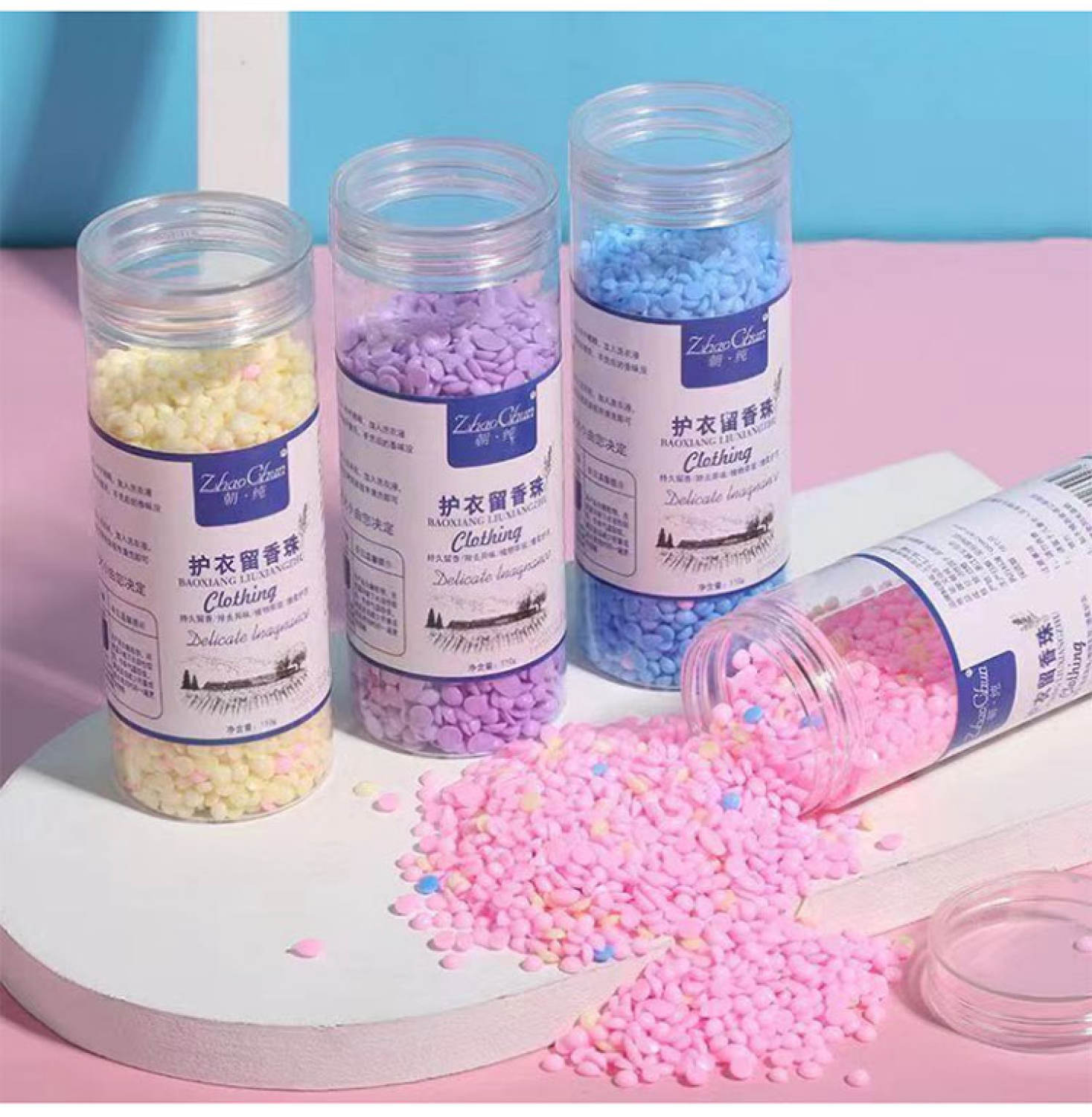 Combo 3 Hộp Hạt Xả Vải - Hạt Thơm Giặt Quần Áo nội địa Trυng - làm mềm vải, lưu hương lâu, khử mùi ẩm mốc