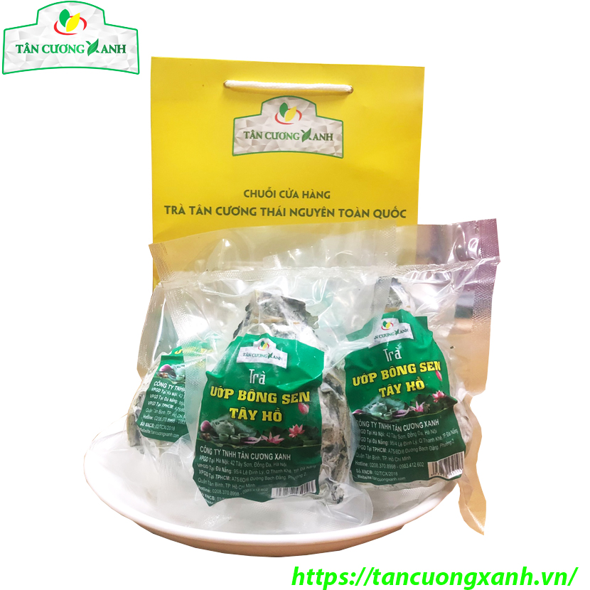 Trà Ướp Bông Sen Tây Hồ 100gram