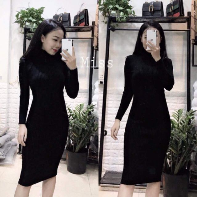 Váy Body Cổ Lọ