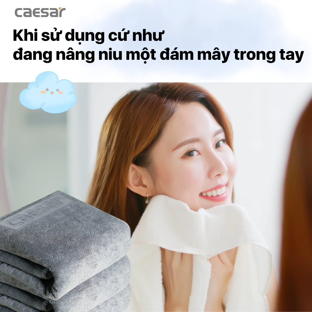Caesar Bath Towels and Face Towels