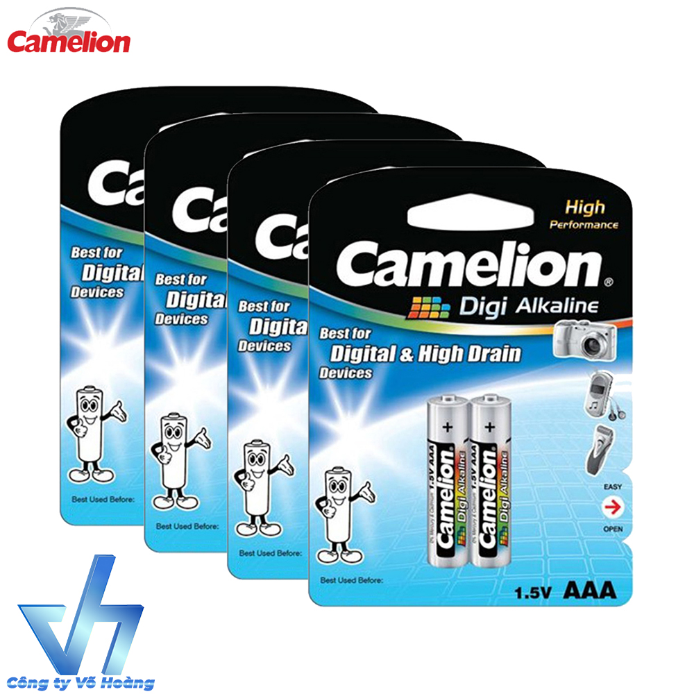Bộ 8 pin AAA Camelion Alkaline Digi