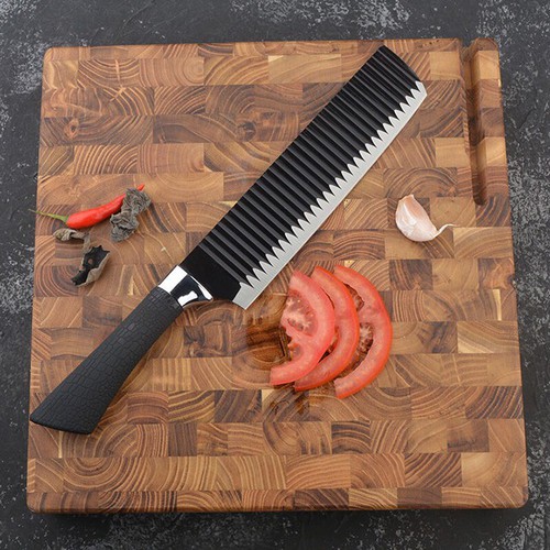 Dao  cắt thái tỉa rau củ cắt có lưỡi dao gợn sóng