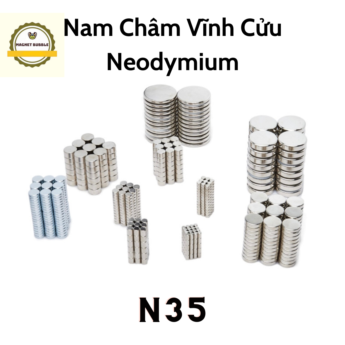 Nam Châm đất hiếm nhiều kích thước