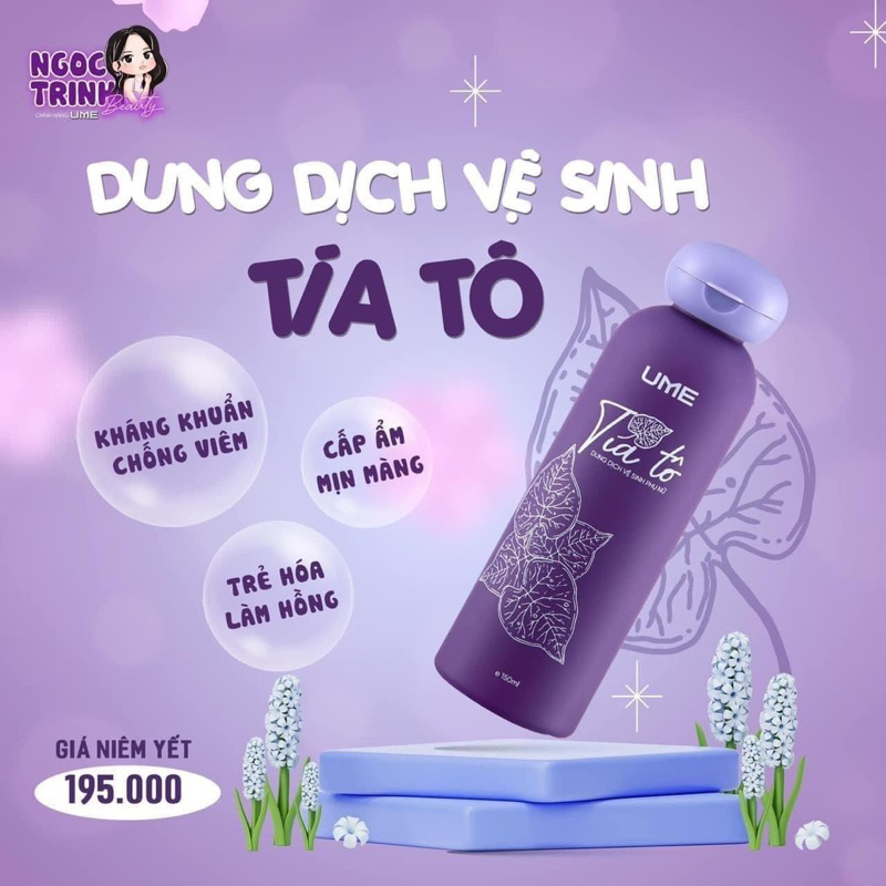 Dung dịch vệ sinh tía tô ume ngọc trinh