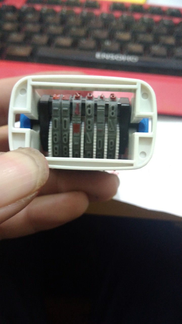 Con dấu 6 số liền mực (Colop S126)