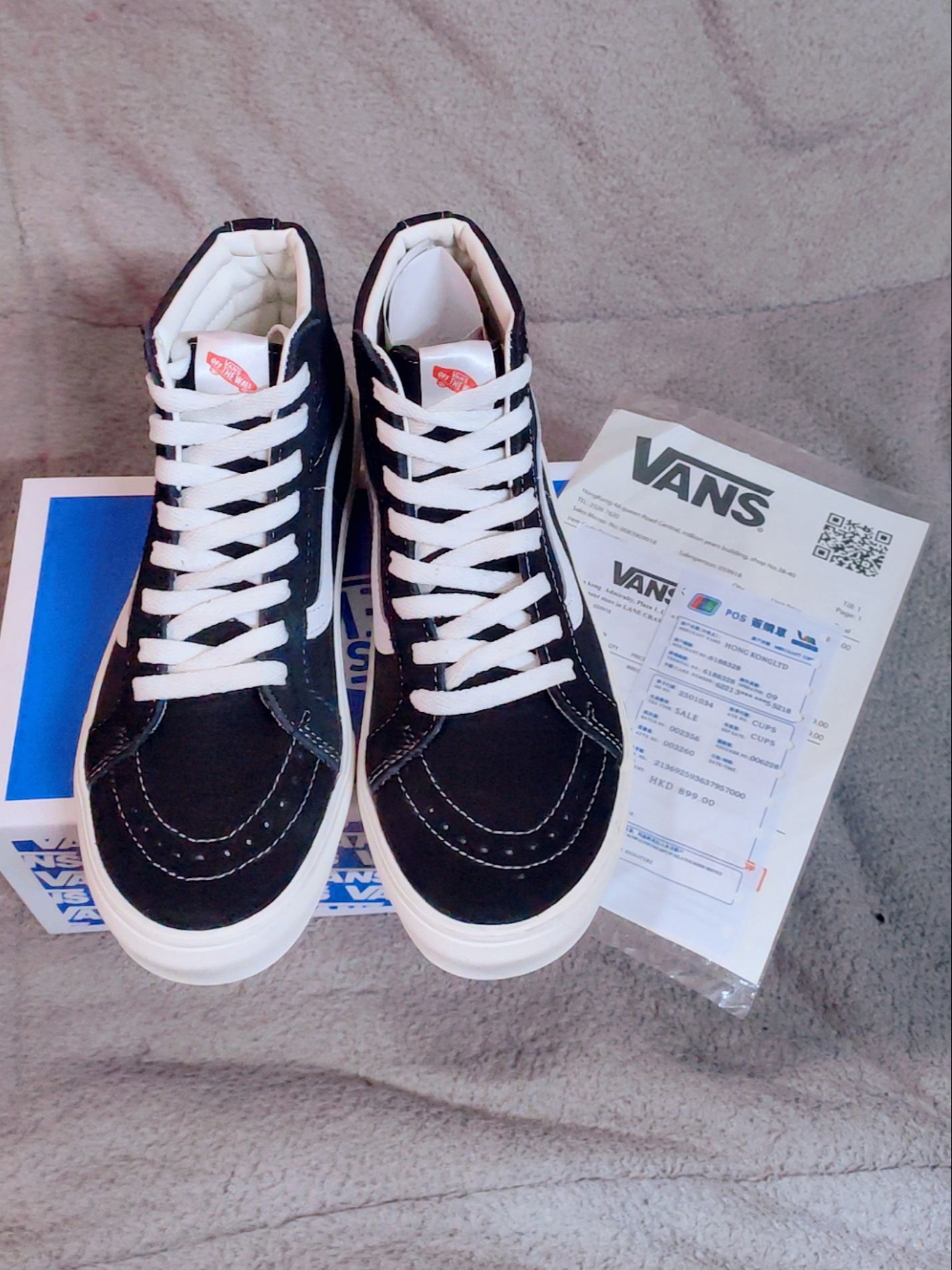 Giày Vans SK8 đen , giày Vans cao cổ [ Full box + Bill ] [ĐEP CHUẨN ]