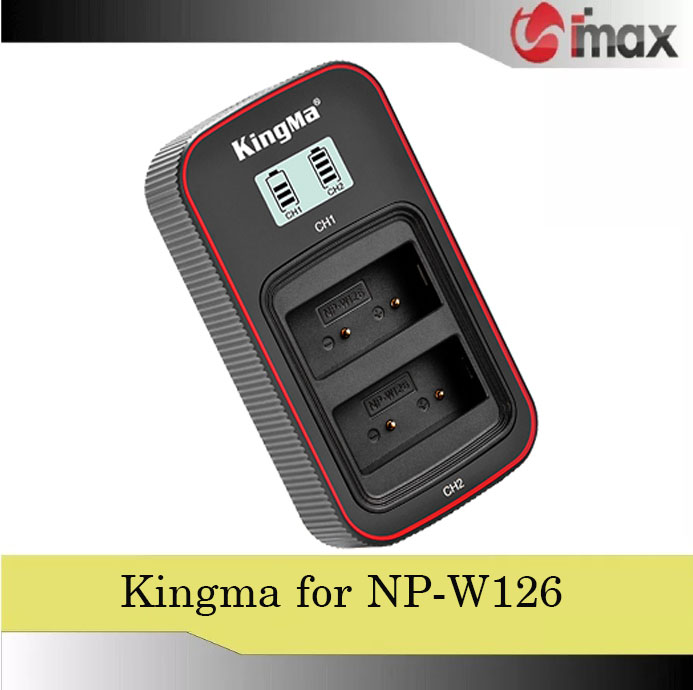 Pin sạc đôi ver 3 kingma cho np-w126