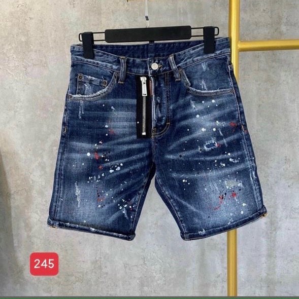 Quần sọt jean nam mẫu mới hot cao cấp vải co giãn thoải mái chuẩn shop sjn245