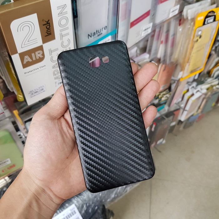 Ốp lưng cho Samsung Galaxy A7 2017, J7 Prime, A3 2017, A5 2017 lụa vân Carbon