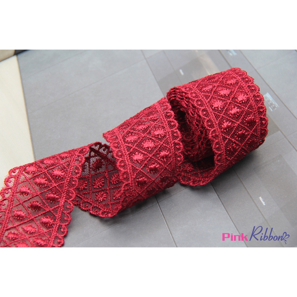 Rên thêu quả trám nhiều màu cỡ 3.8cm