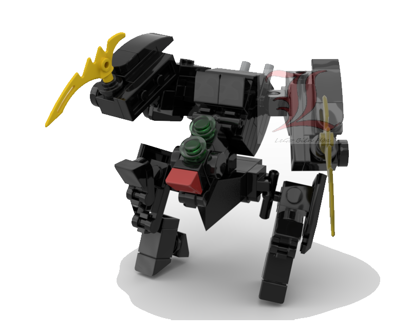 Đồ chơi lắp ráp Non Lego Moc Mech Mobile Armo III