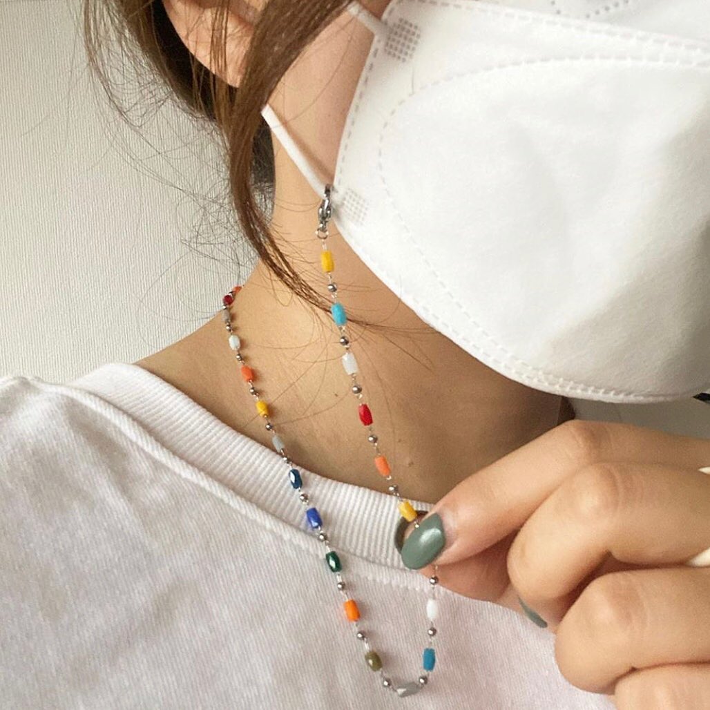 Dây đeo khẩu trang Rainbow Hàn Quốc Korea