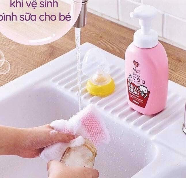 Nước Rửa Bình Sữa Arau Baby Nhật Bản 450ml