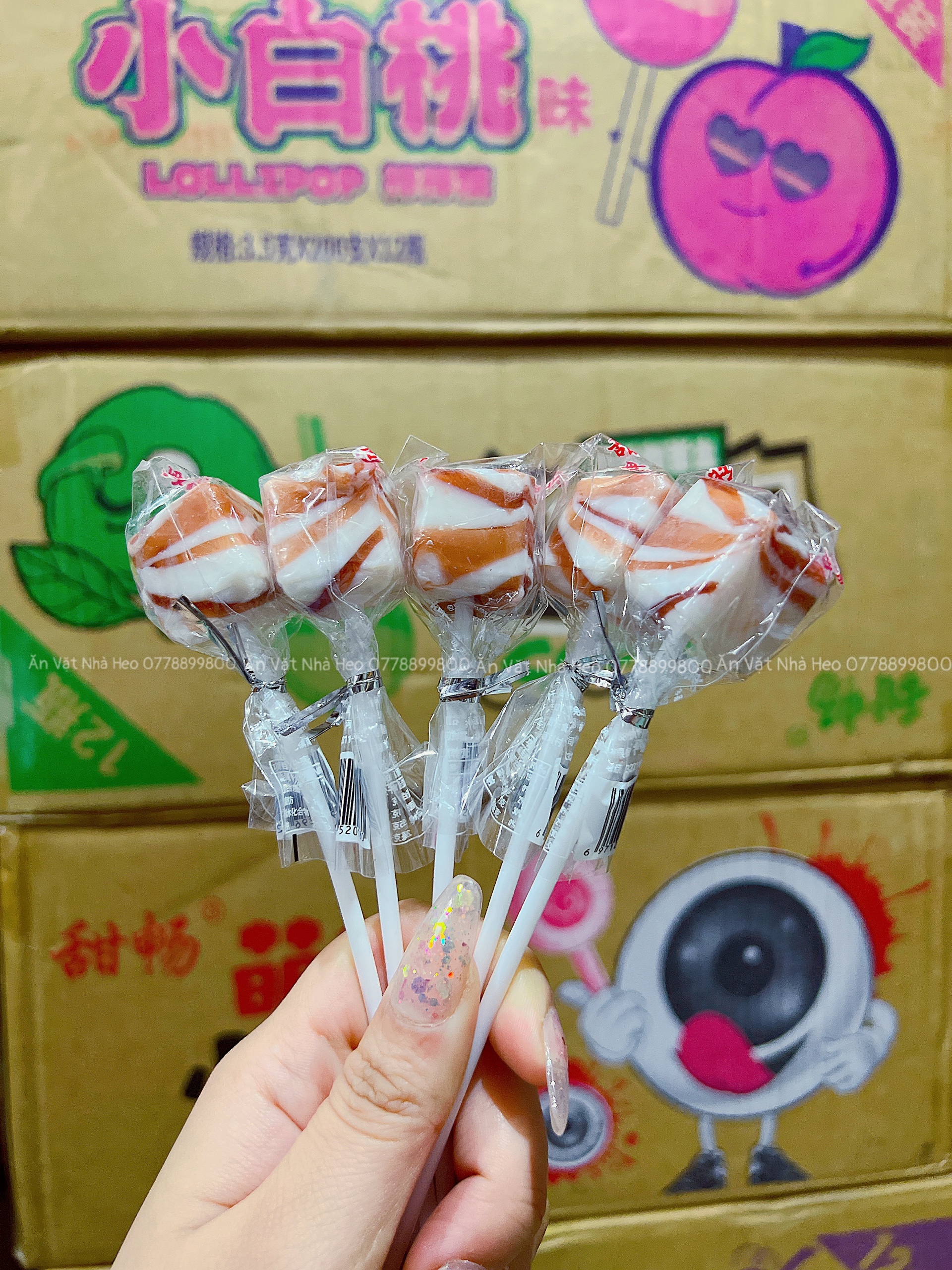 Lẻ 1 cây Kẹo Mút Mini Trái Cây Cho Bé [SIÊU XINH][SIÊU NGON]