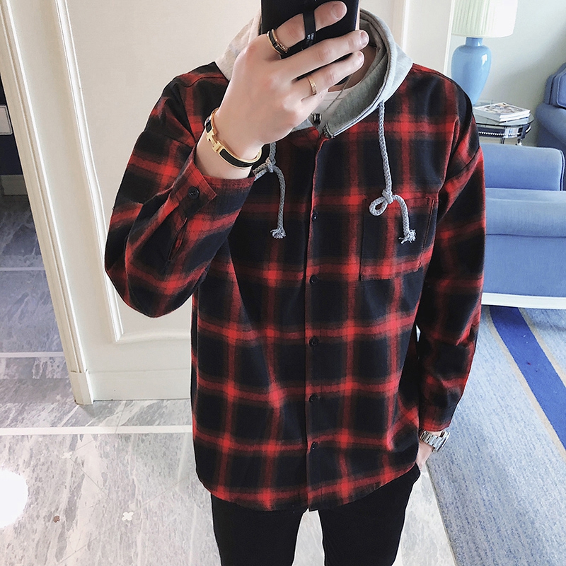 [HCM]áo khoác UNISEX phối nón flanel siêu hot