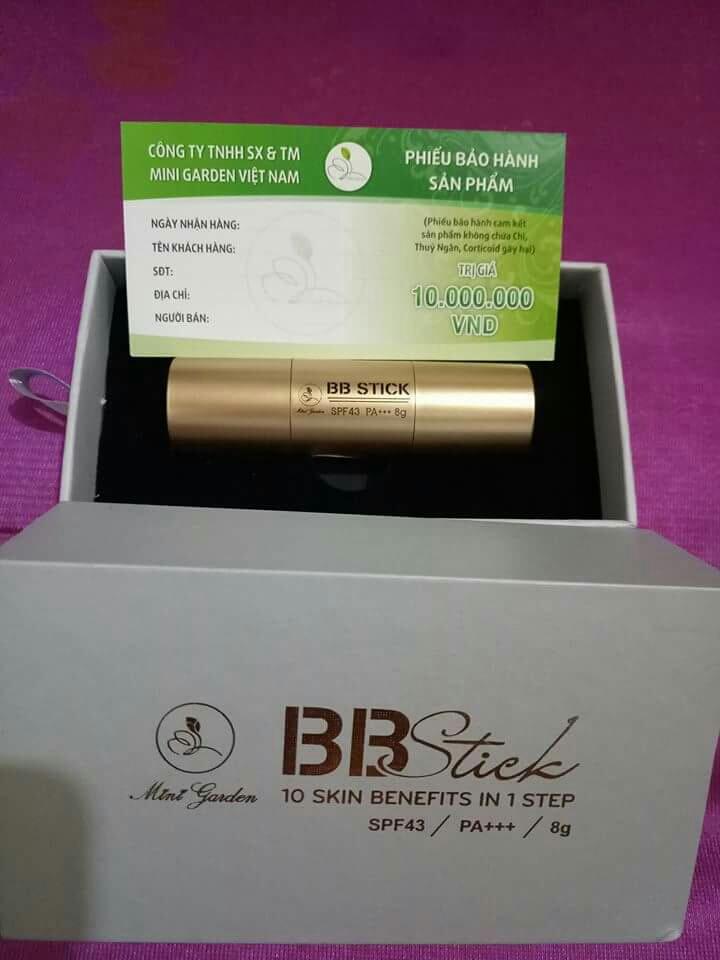 KEM NỀN DẠNG THỎI BB STICK MINIGARDEN (Kèm phiếu bảo hành) tone 22