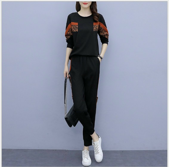 SET BỘ THUN THỂ THAO PHỐI DA BEO