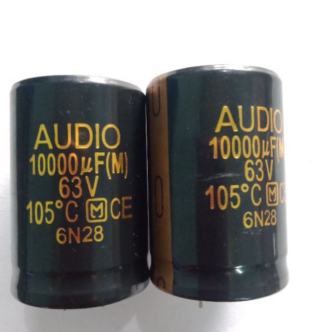 cặp tụ lọc nguồn 63v 10.000fu lùn