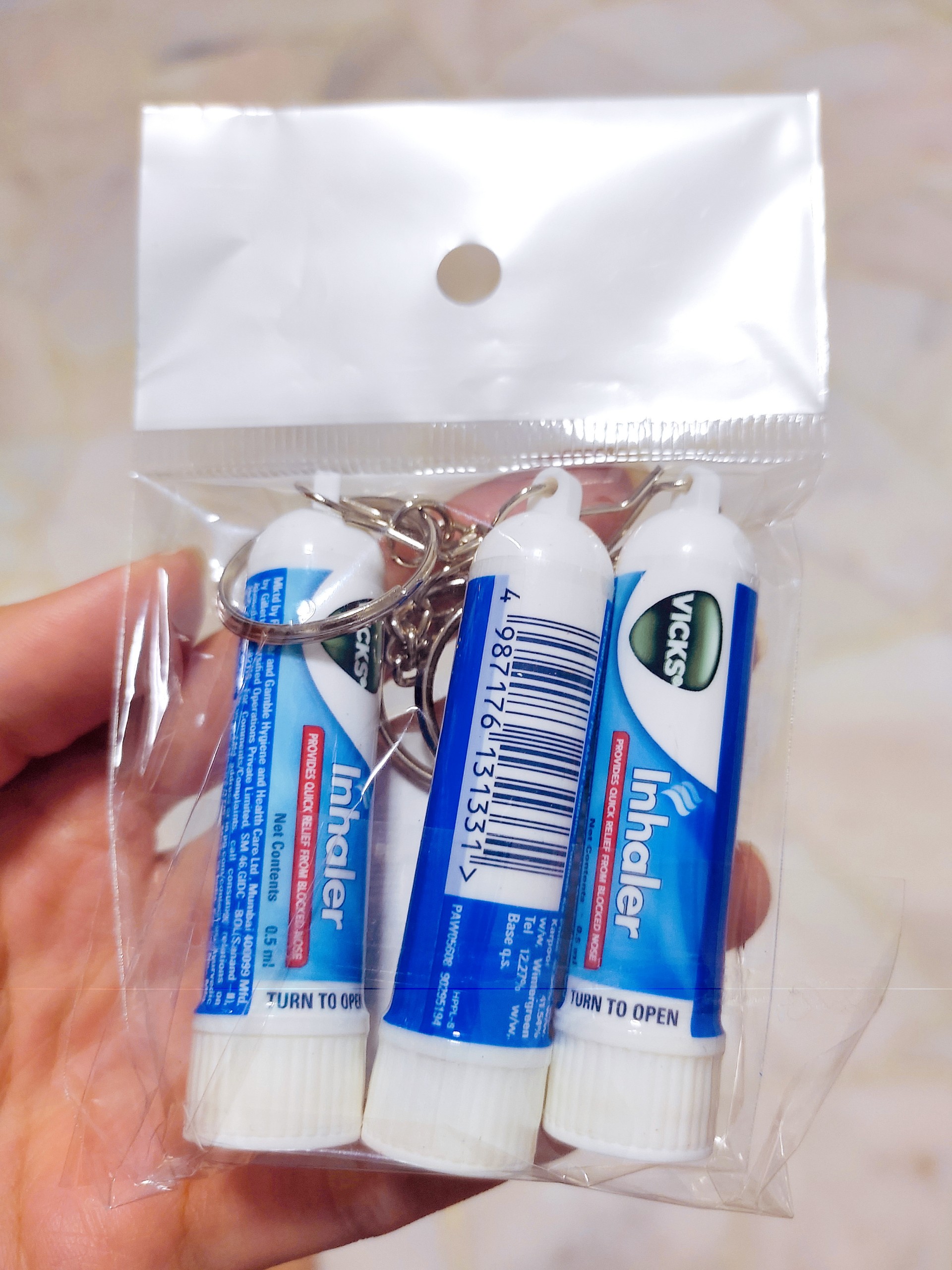 [Singapore - 2 ống] Ống hít thông mũi Vicks inhaler