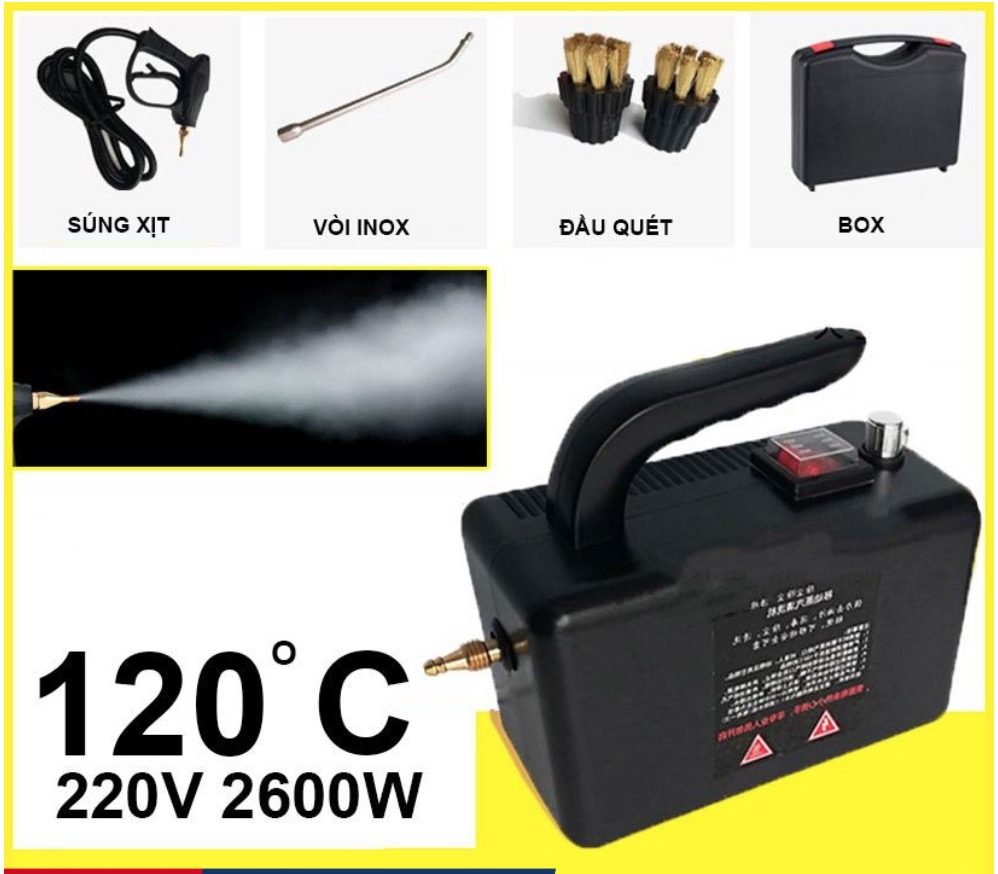 Euro home - máy phun xịt rửa hơi nước nóng 220v 2600w