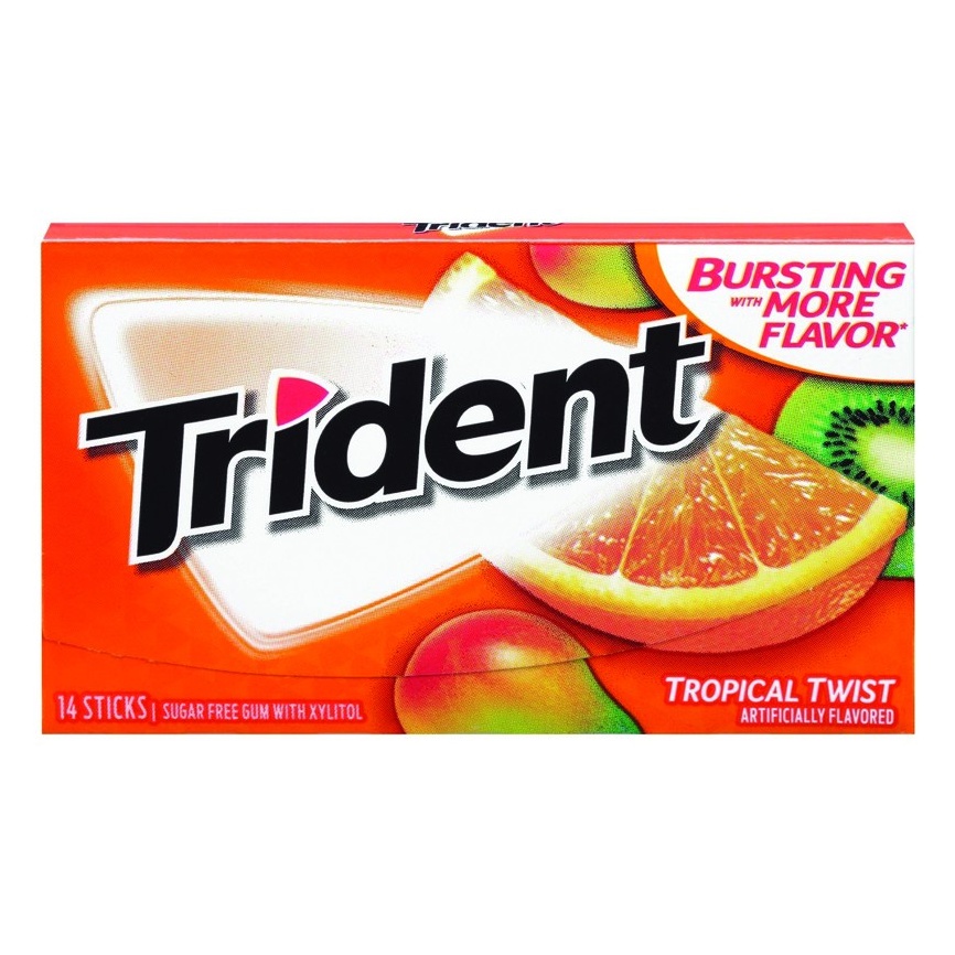 Kẹo Cao Su Trident Gum 97G - US MART