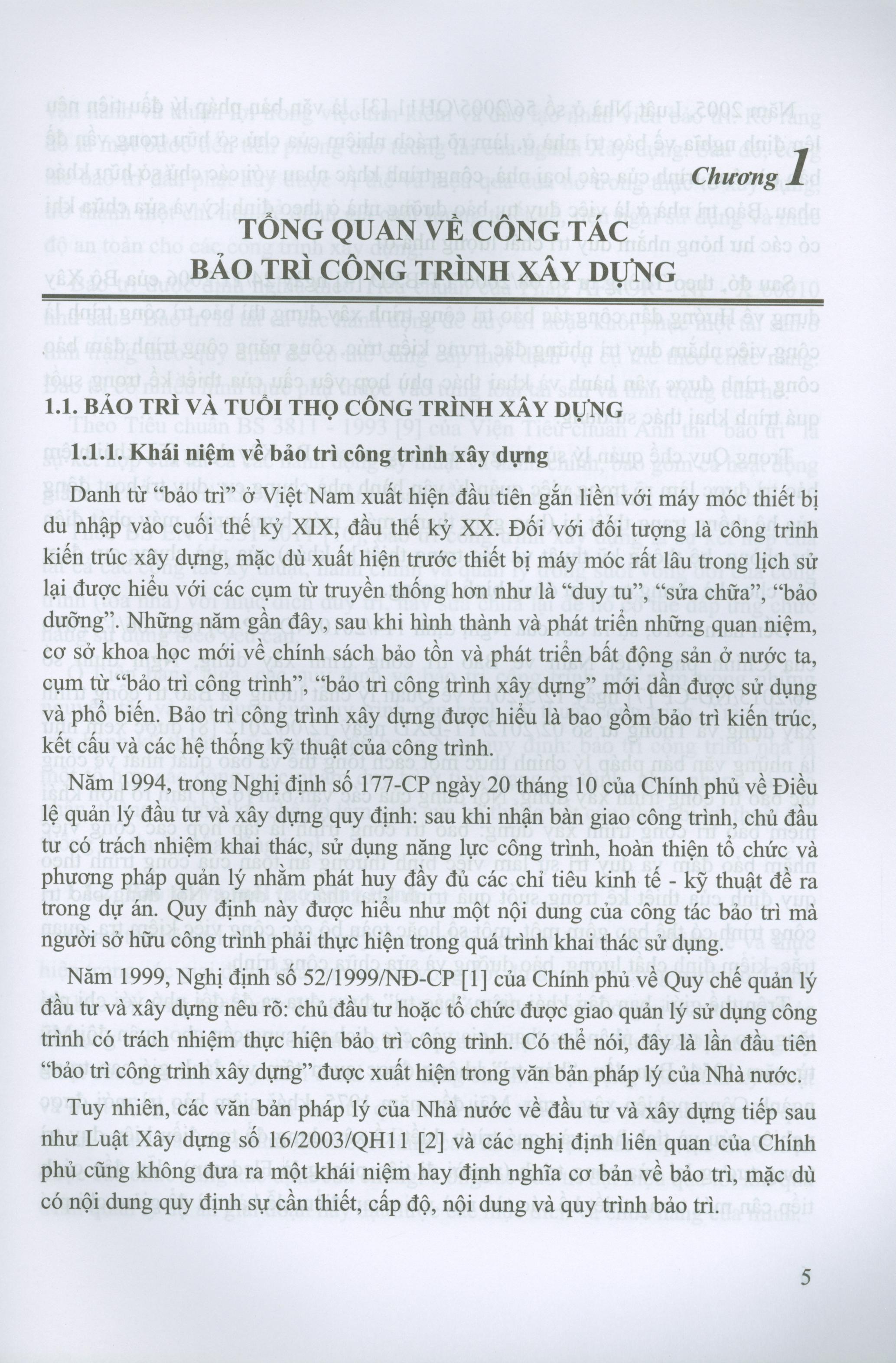 Bảo trì công trình xây dựng