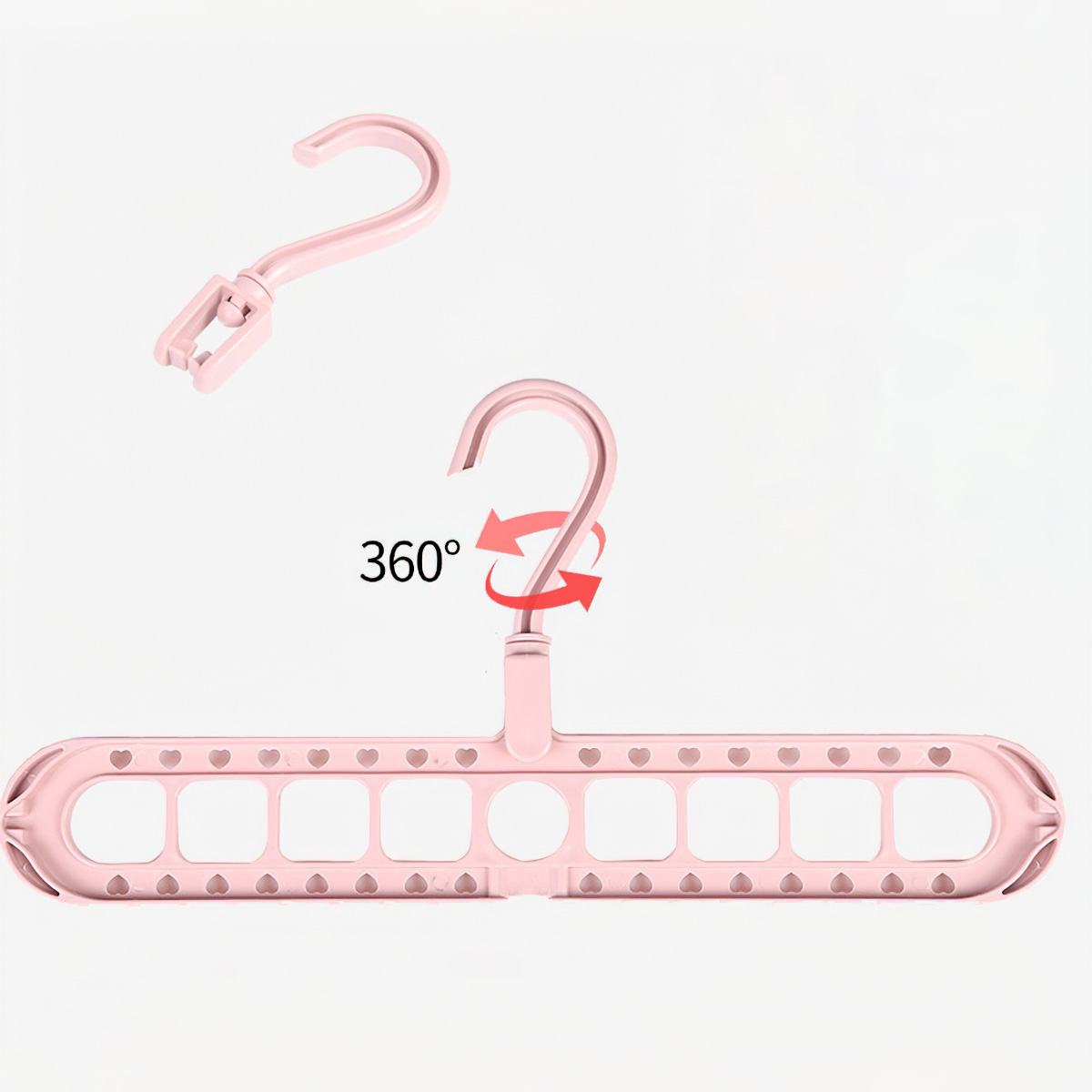Móc Treo Đồ Đa Năng 9 Lỗ, Thanh Treo Đồ Tiết kiệm Diện Tích - SHOPER