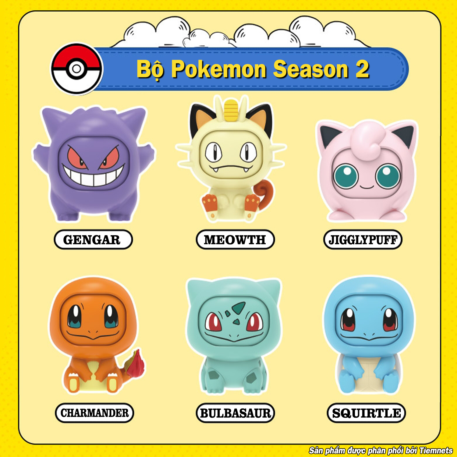Blind box sided flip Pokemon model 3 season