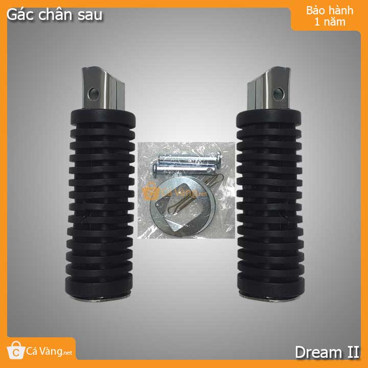 Cao su gác chân sau xe máy Dream II, Thái, Việt loại tốt giá rẻ