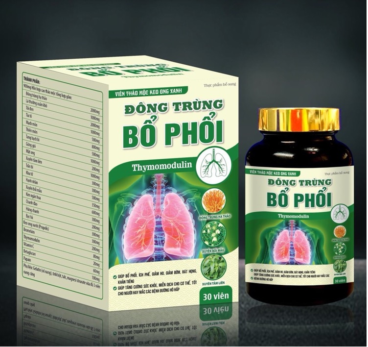 Viên Uống Bổ Phổi Lung Thymomodulin Giúp Phục Hồi Sức Khỏe Hỗ Trợ Tăng Cường Sức Đề Kháng Giảm Tần Suất Mắc Bệnh Viêm Đường Hô Hấp Phòng Ngừa Biến Chứng Và Ngăn Chặn Tái Phát.