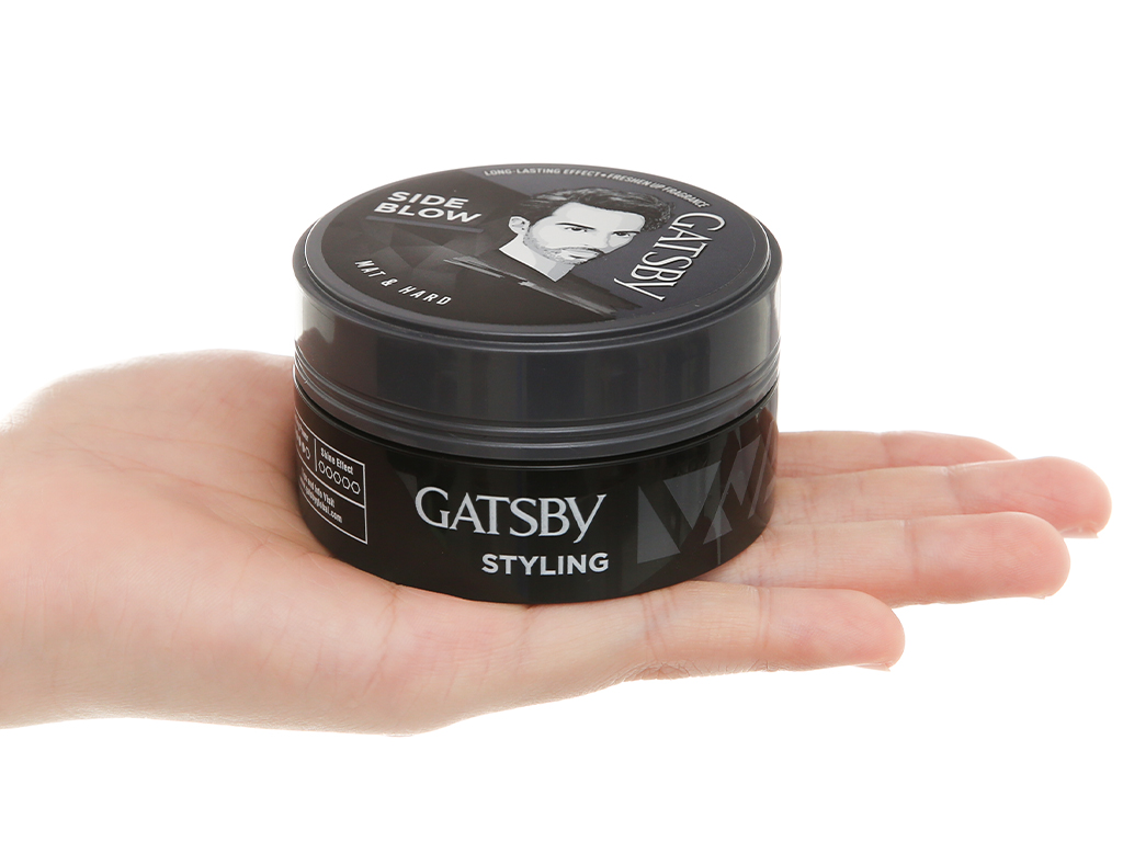 Wax vuốt tóc Gatsby Mat & Hard xám 75g (mẫu mới)