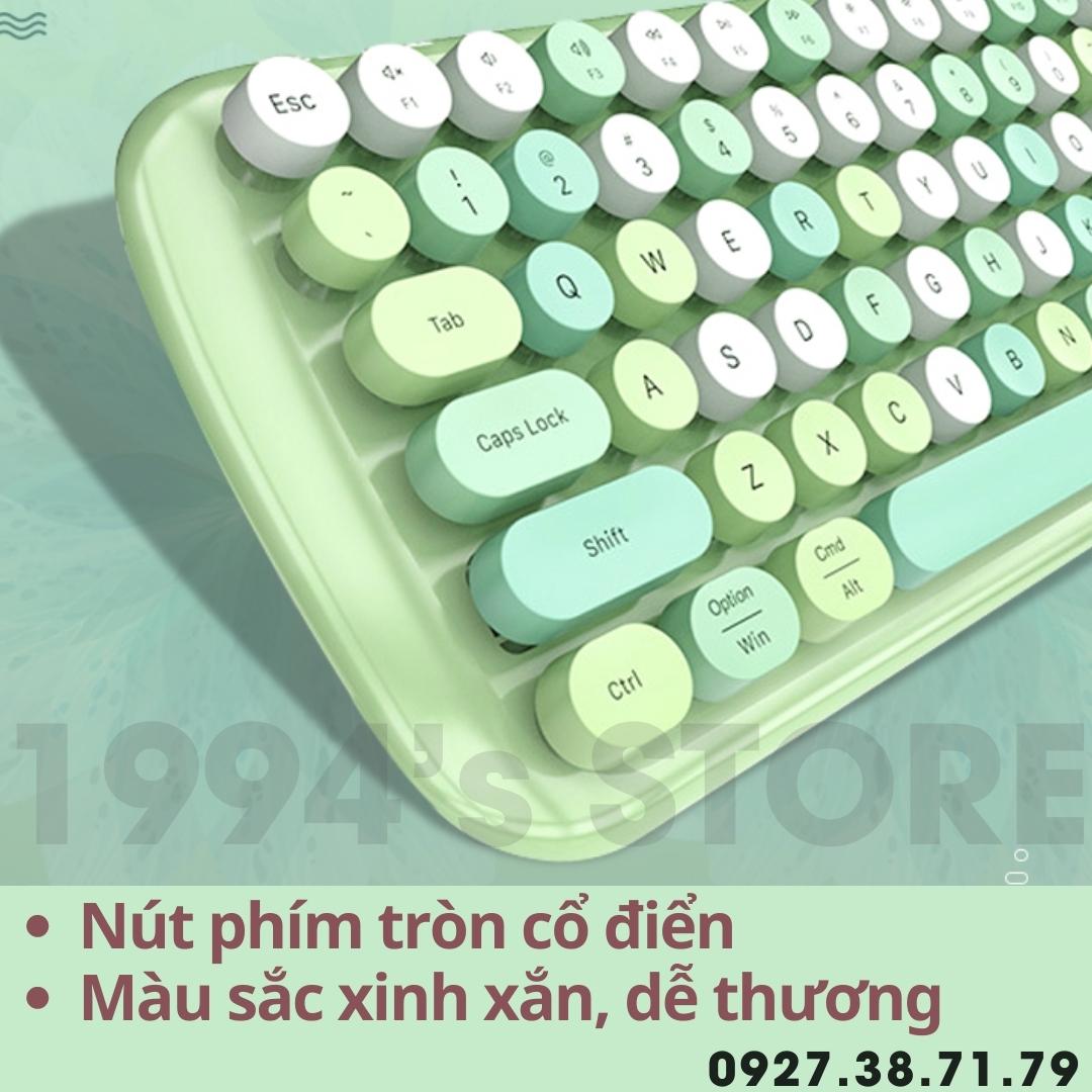 FREESSHIP Bàn phím giả cơ không dây MOFII CANDY BT - Kết nối Bluetooth 3 thiết bị - Silent không gây ồn - Nhiều quà tặng