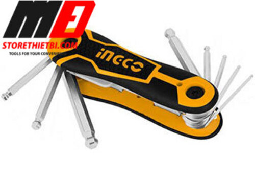 Bộ 8 chìa lục giác bông Ingco HHK14083