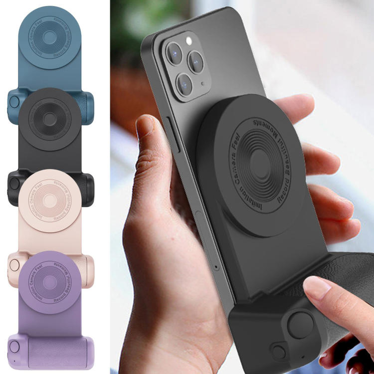Ergonomic Handle -timer Wireless Camera Strong Magnetic Photo Bracket Desktop Wireless Charging Mobile Phone Bracket ordinary