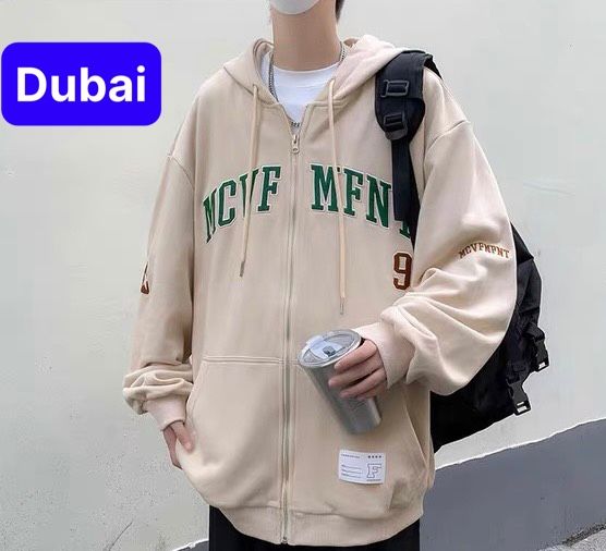 Áo hoodie zip movement, áo khoác nỉ hoodie zip mũ trùm form rộng unisex phong cách hot trend 2023 - dubai fashion