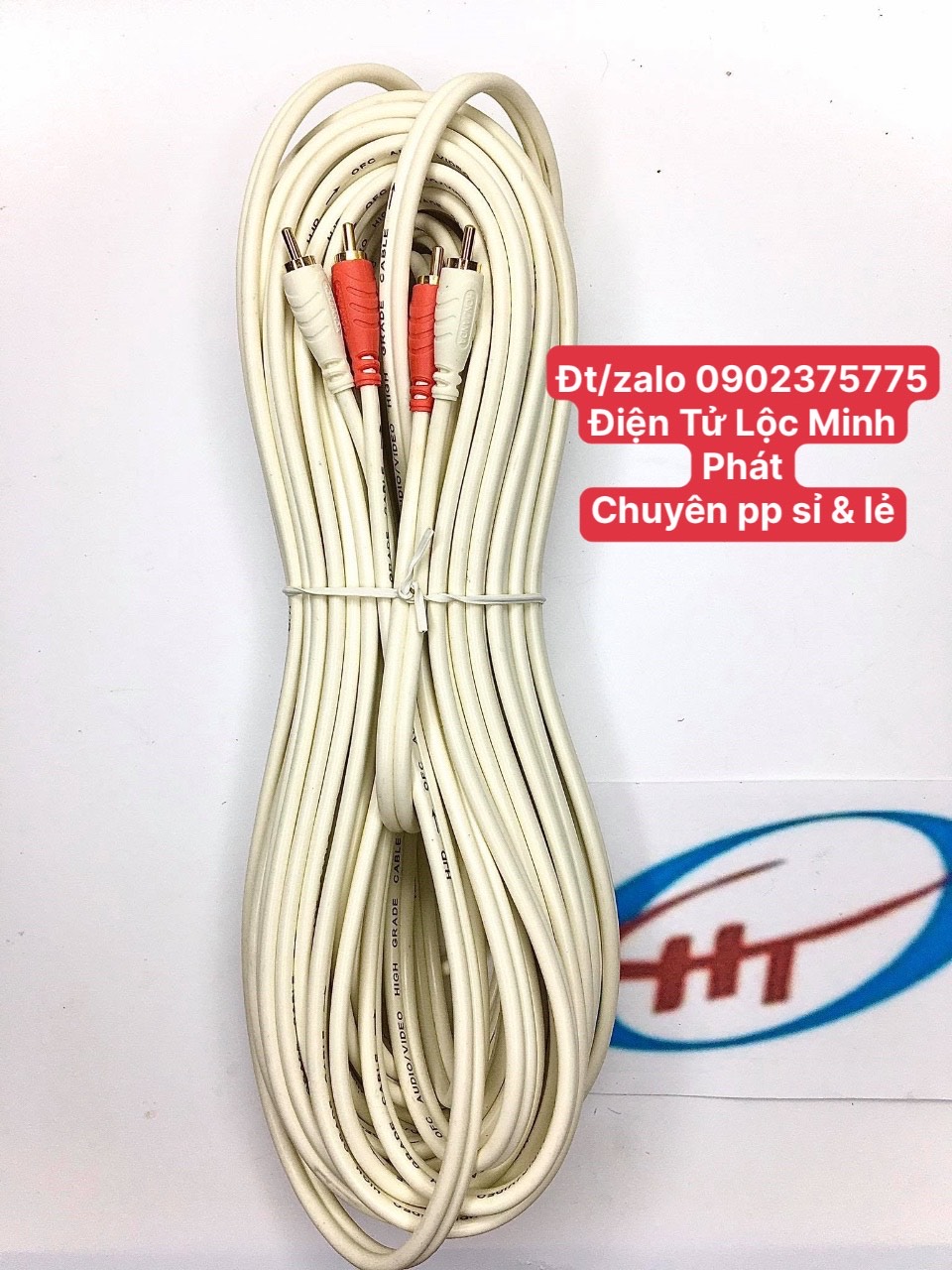 Dây AV HJD 4 Đầu Bông Sen dài  15 Mét