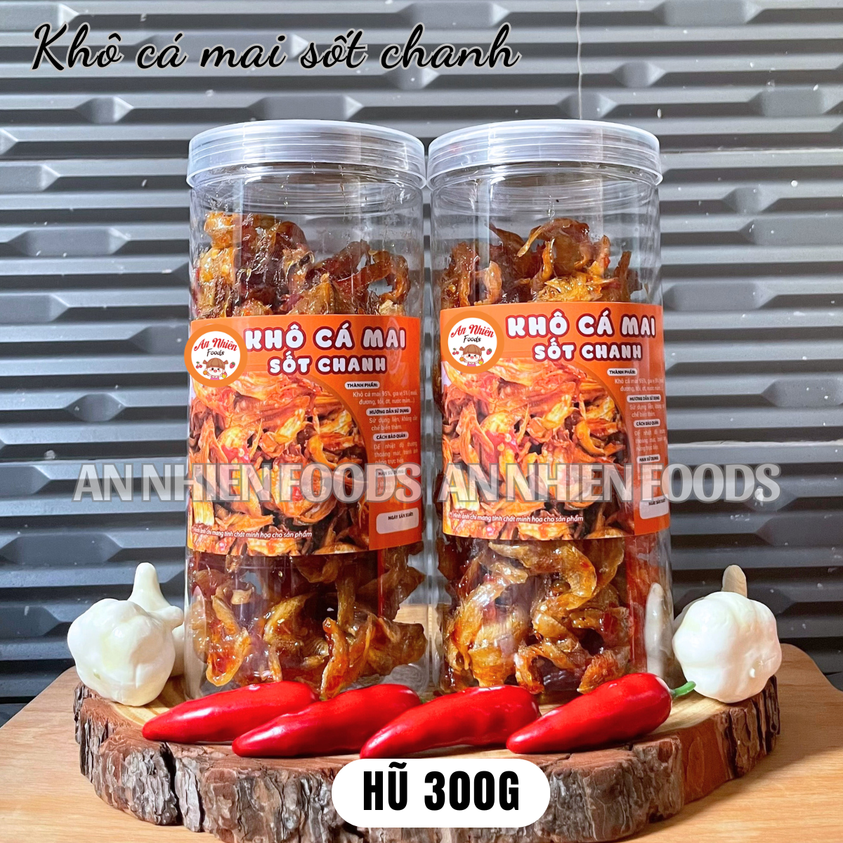 600gr- Khô cá mai sốt chanh
