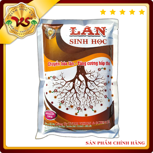 Phân Bón LÂN SINH HỌC - Chuyển Hóa Lân khó tan trong đất, Tăng Cường Hấp Thu - Gói 500gr