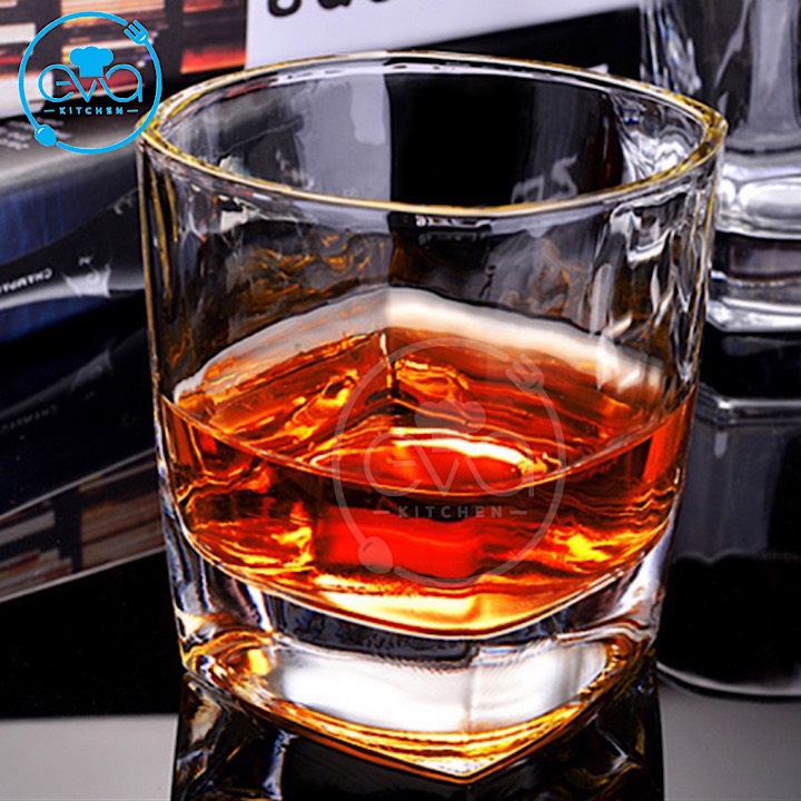 Hôp 6 Ly Thủy Tinh Góc Vuông Lỡ 290 Ml Deli JS6001-2 M2612