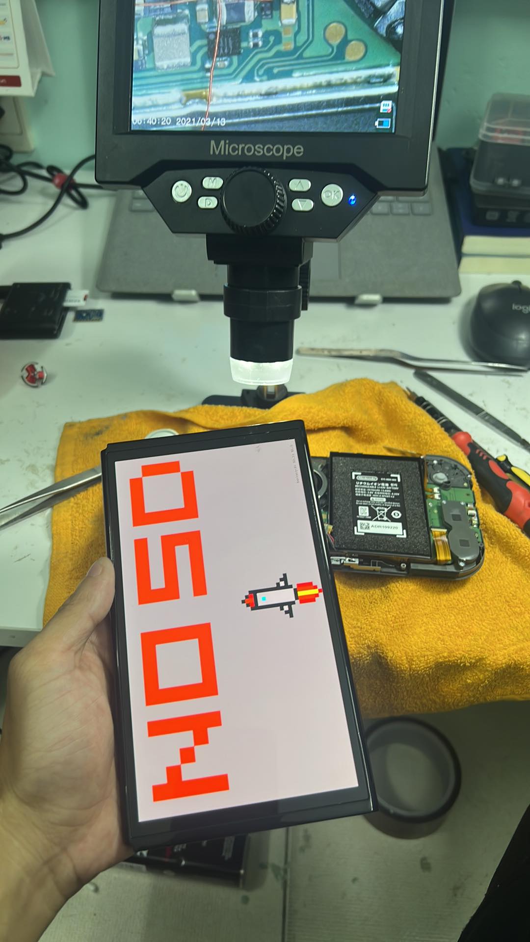 Thân máy Switch mod chip V1 - V2