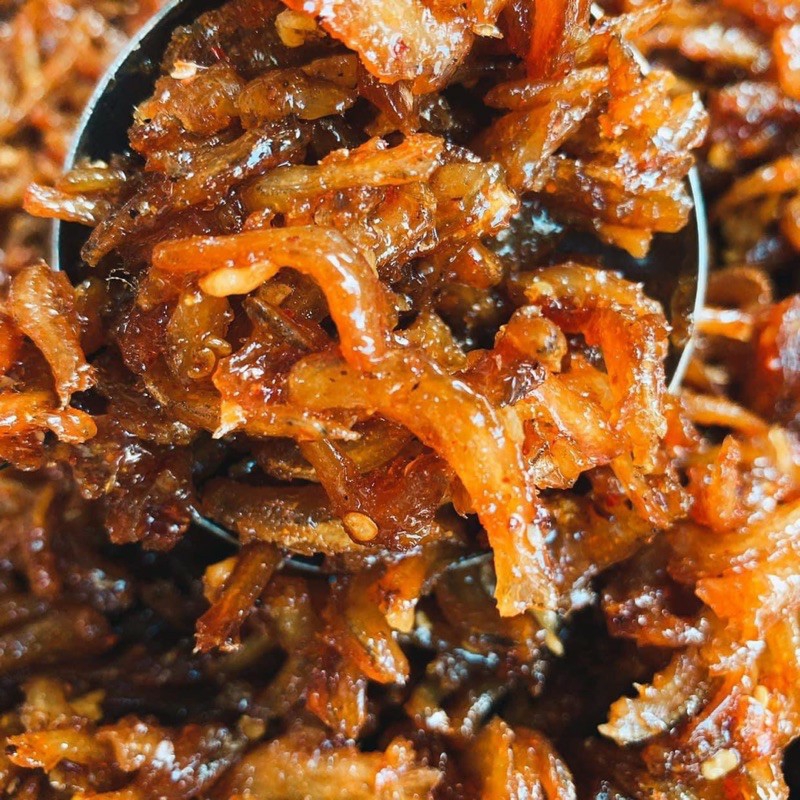 Cá cơm sữa rim đặc sản phan rang